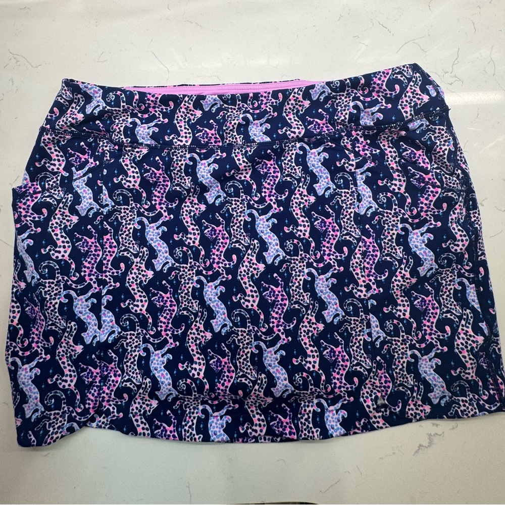 Lilly Pulitzer Oyster Bay Navy On The Catwalk  Women's Skort